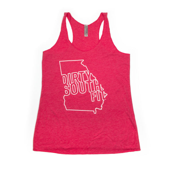 GA Outline Racerback Tank