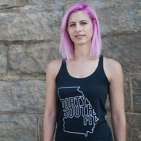 GA Outline Racerback Tank