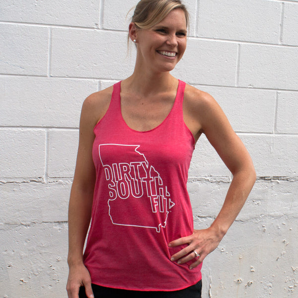 GA Outline Racerback Tank